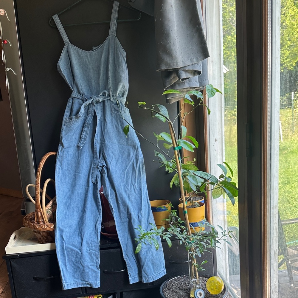 Rewash Light Blue Women's Jeans Overalls